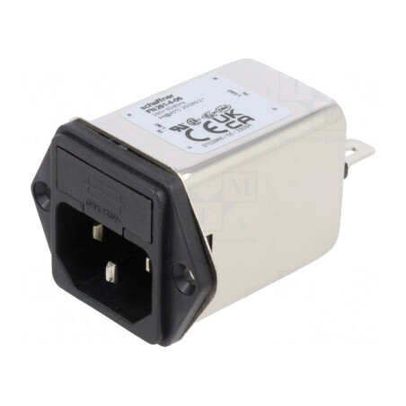Conector alimentare AC soclu tată 4A 250V C14 FN261-4-06 | Electronic-mag.ro | Componente Electronice