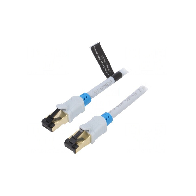 Patch Cord S/FTP Cat6 15m Gri Placaj Aurit | Electronic-mag.ro | Componente Electronice