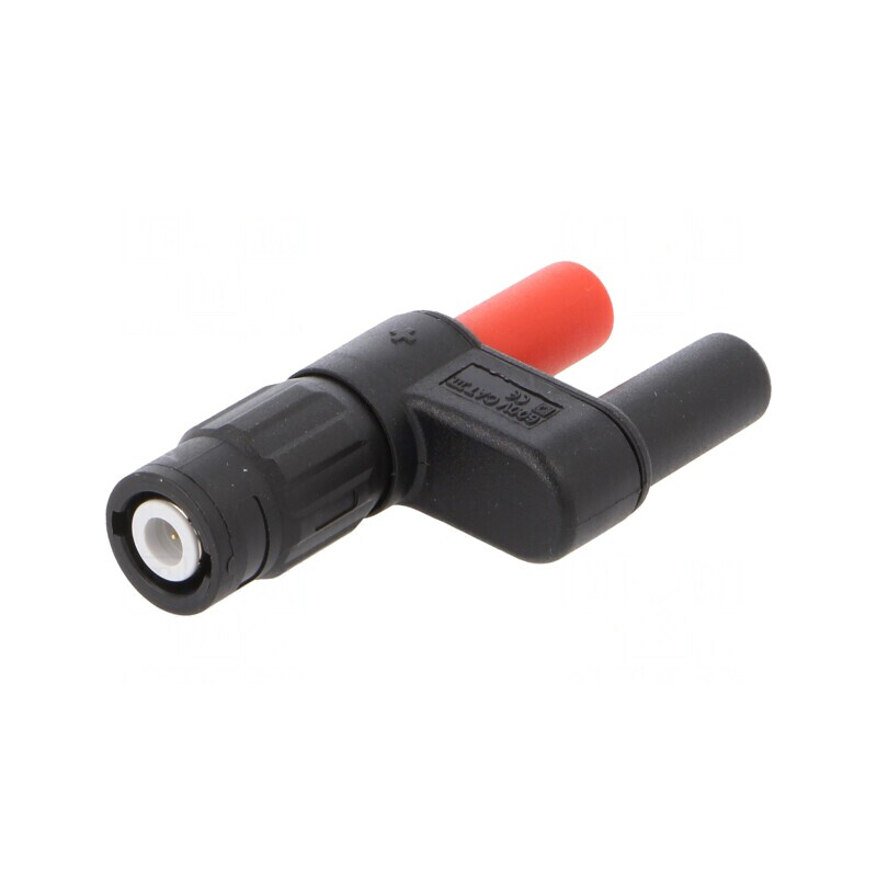 Adaptor Banană 4mm Negru BNC Soclu x2 | Electronic-mag.ro | Componente Electronice