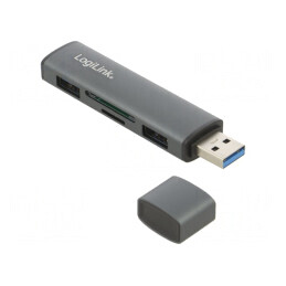 Hub USB 3.2 Aluminiu 5Gbps 2 Porturi USB-A | Electronic-mag.ro | Componente Electronice