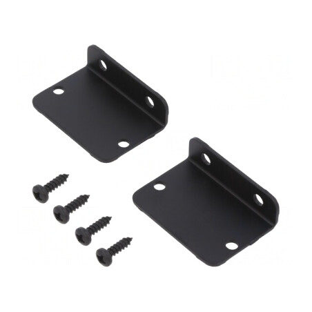 Set 2 Mânere Aluminiu Negre 1455DFBK | Electronic-mag.ro | Componente Electronice