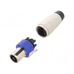 Conector Speakon TX-Line 4 Pinuri Femelă | Electronic-mag.ro | Componente Electronice