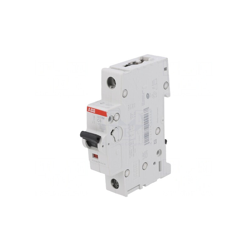 Întrerupător de Supracurent 6A 1P 10kA 230/400VAC | Electronic-mag.ro | Componente Electronice
