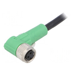 Cablu de Conectare M8 în Unghi 10m PVC 250VAC 4A