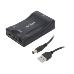 Convertor HDMI la SCART Negru | Electronic-mag.ro | Componente Electronice