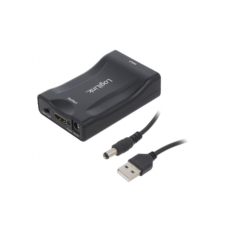 Convertor HDMI la SCART Negru | Electronic-mag.ro | Componente Electronice