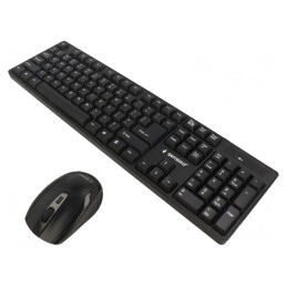 Kit Birou Negru USB A Wireless Layout US 10m | Electronic-mag.ro | Componente Electronice
