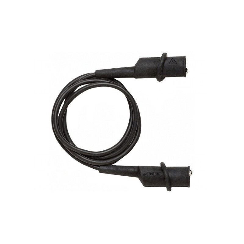 Cablu de măsurare 10A cu clemă crocodil neagră Pomona | Electronic-mag.ro | Componente Electronice