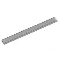 Profil Aluminiu Argintiu 2m pentru Module LED | Electronic-mag.ro | Componente Electronice