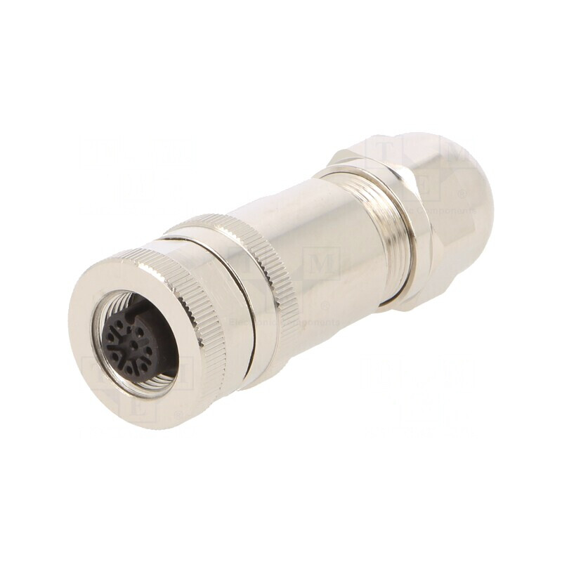 Mufă M12 8 PIN mamă IP67 pentru DeviceNet/CANopen pe cablu | Electronic-mag.ro | Componente Electronice Mufă M12 8 PIN mamă IP67 pentru DeviceNet/CANopen pe cablu | Electronic-mag.ro | Componente Electronice