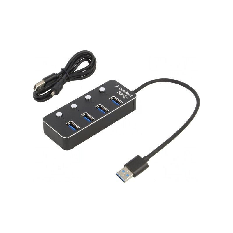 Hub USB 3.1 cu 4 Porturi și Întrerupător | Electronic-mag.ro | Componente Electronice