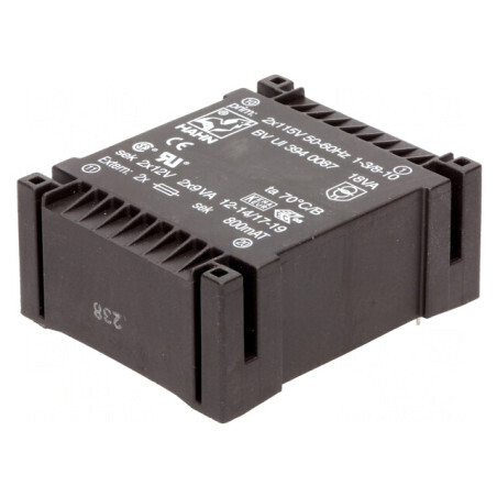 Transformator Encapsulat 18VA 12V 750mA | Electronic-mag.ro | Componente Electronice