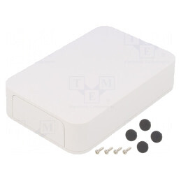 Carcasă ABS Albă IP40 100x150x35mm | Electronic-mag.ro | Componente Electronice