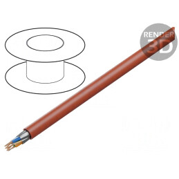 Cablu de Date ETHERLINE® FIRE cu Izolație FRNC | Electronic-mag.ro | Componente Electronice