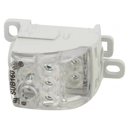 Bloc de Distribuție 10mm2, 16mm2, 25mm2 Piste 1 | Electronic-mag.ro | Componente Electronice