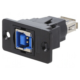 Adaptor USB 3.0 A-B Metal Aurit SLIM | Electronic-mag.ro | Componente Electronice