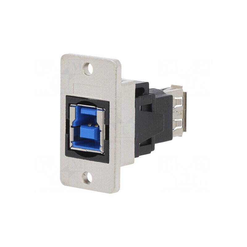 Adaptor USB A-B Slim 3.0 Metal Aurit | Electronic-mag.ro | Componente Electronice