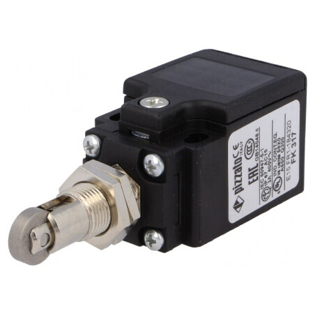 Limitator Cursă Rola Metalică Ø12mm 10A FK 317 | Electronic-mag.ro | Componente Electronice
