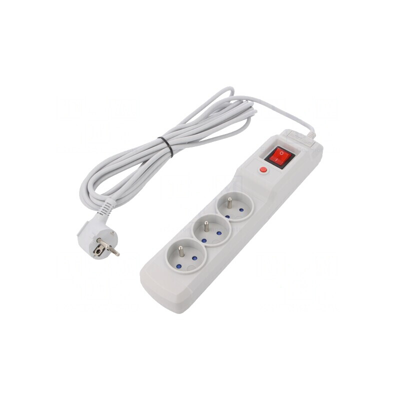 Prelungitor cu Protecție la Supratensiune cu 3 Prize 10A | Electronic-mag.ro | Componente Electronice Prelungitor cu Protecție la Supratensiune cu 3 Prize 10A | Electronic-mag.ro | Componente Electronice