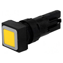 Comutator de Apăsare 16mm Galben | Electronic-mag.ro | Componente Electronice