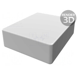 Carcasă Universală Aluminiu IP66 100x120x35mm | Electronic-mag.ro | Componente Electronice
