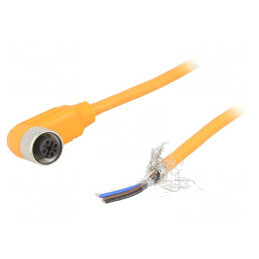 Cablu Conectare M12 2m 240VAC 4A IP67 | Electronic-mag.ro | Componente Electronice