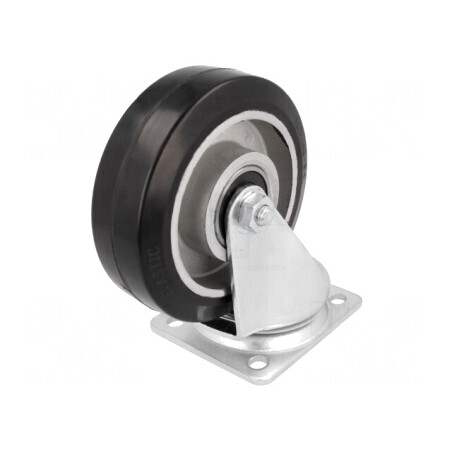Roată de transport 125mm 200kg | Electronic-mag.ro | Componente Electronice
