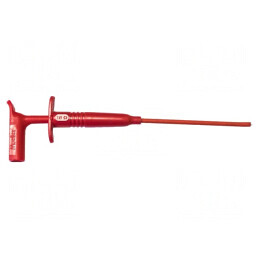 Clips de măsurare cu cârlig roșie 1kV 190mm | Electronic-mag.ro | Componente Electronice