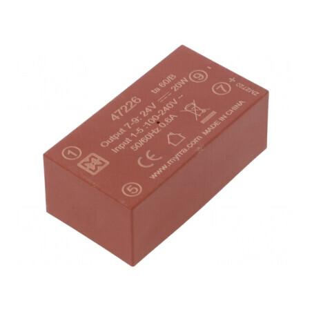 Convertor AC/DC 20W 24VDC | Electronic-mag.ro | Componente Electronice