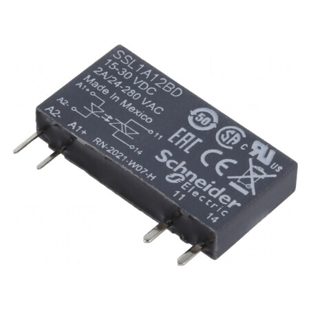 Releu semiconductor 15-30VDC 2A 280VAC SSL1A12BD | Electronic-mag.ro | Componente Electronice