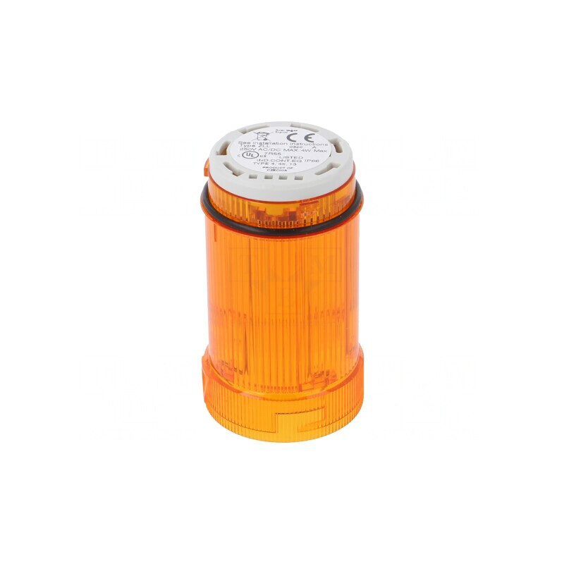 Semnalizator luminos portocaliu BA15D 12-250V IP66 | Electronic-mag.ro | Componente Electronice