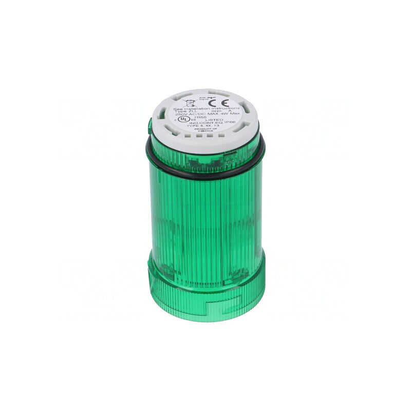 Semnalizator Luminos Verde BA15D 12-250V | Electronic-mag.ro | Componente Electronice