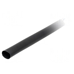 Manșon termocontractabil adeziv 24mm negru rolă | Electronic-mag.ro | Componente Electronice