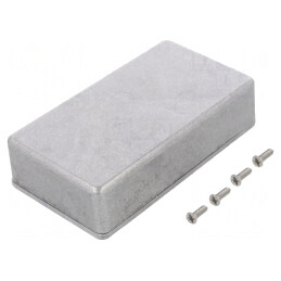 Carcasă Universală Aluminiu Natural 64x115x30mm | Electronic-mag.ro | Componente Electronice