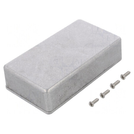 Carcasă Universală Aluminiu Natural 64x115x30mm | Electronic-mag.ro | Componente Electronice