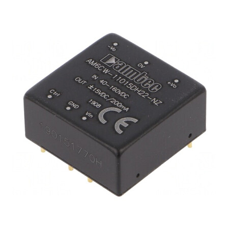 Convertor DC/DC 6W 40-160V Input 15VDC Output | Electronic-mag.ro | Componente Electronice