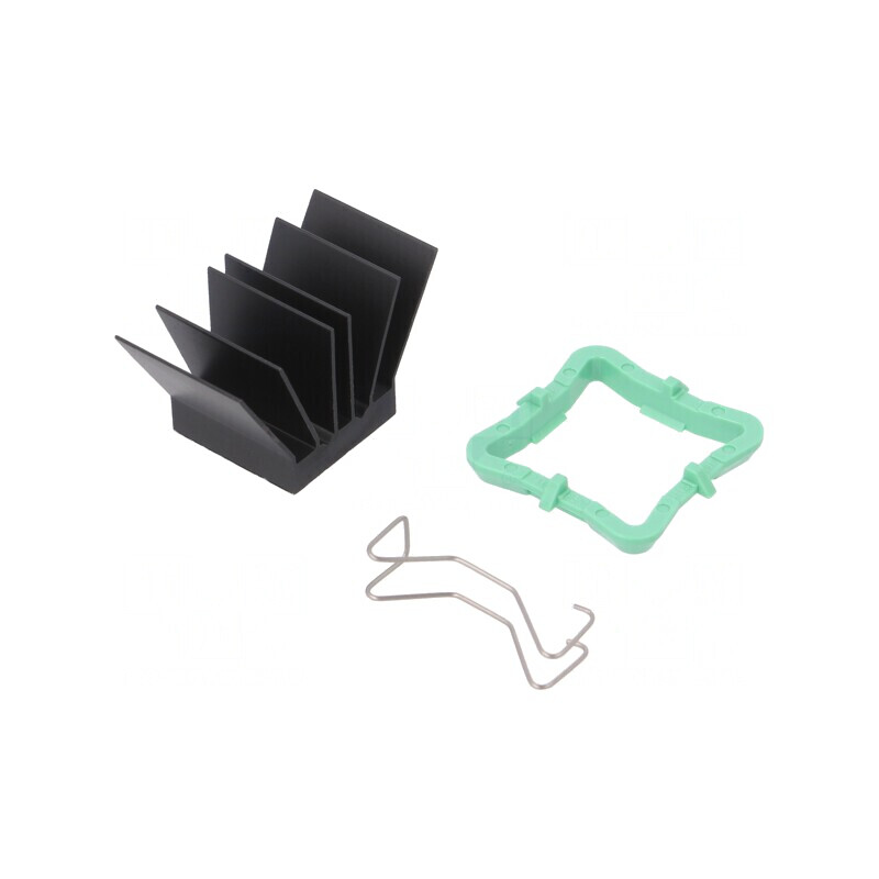 Radiator BGA Negru 19x19mm | Electronic-mag.ro | Componente Electronice Radiator BGA Negru 19x19mm | Electronic-mag.ro | Componente Electronice