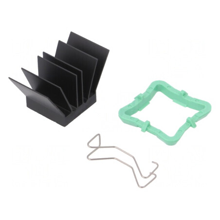 Radiator BGA Negru 19x19mm | Electronic-mag.ro | Componente Electronice