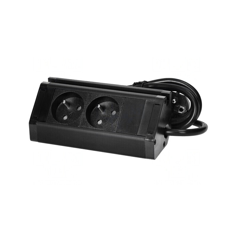 Prelungitor cu prize negru 1,5m 3680W | Electronic-mag.ro | Componente Electronice Prelungitor cu prize negru 1,5m 3680W | Electronic-mag.ro | Componente Electronice