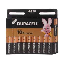 Baterie Alcalină AA 1.5V Nereîncărcabilă 18 Bucăți | Electronic-mag.ro | Componente Electronice