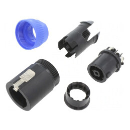 Conector SpeakON Montare pe Cablu 230V 20A NL8FC | Electronic-mag.ro | Componente Electronice