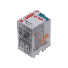 Releu electromagnetic 4PDT 220VDC 6A | Electronic-mag.ro | Componente Electronice