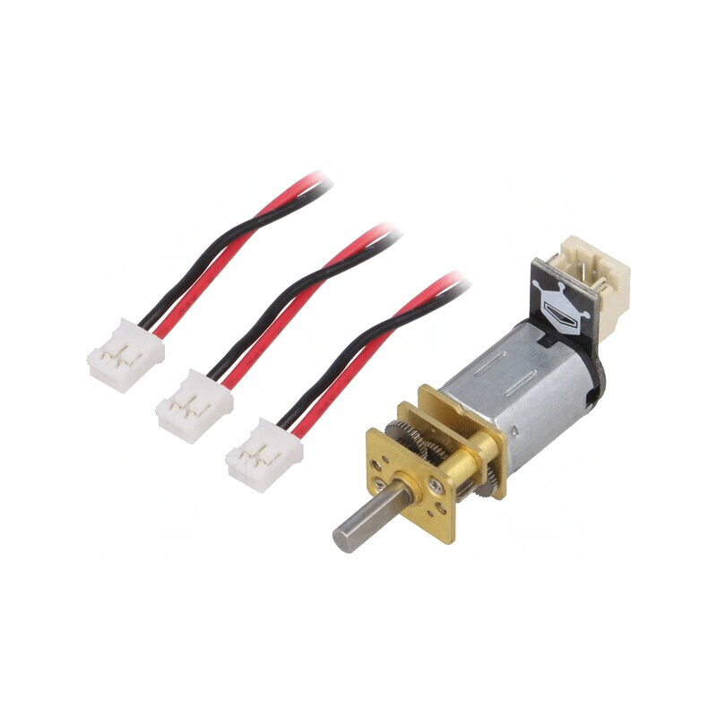 Motor DC cu Transmisie 6V 1A 220RPM Ax Crestătură D | Electronic-mag.ro | Componente Electronice