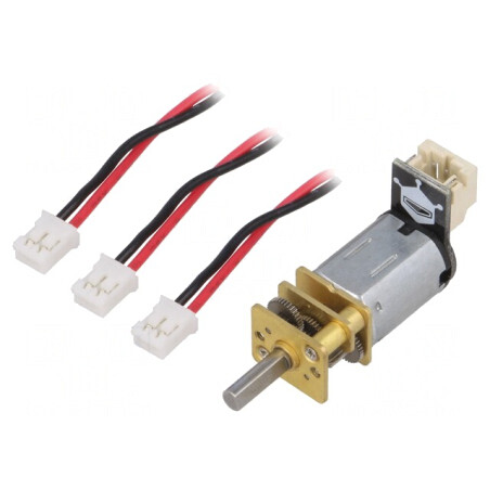 Motor DC cu Transmisie 6V 1A 220RPM Ax Crestătură D | Electronic-mag.ro | Componente Electronice