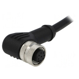 Mufă M12 8 PIN DeviceNet/CANopen IP65/IP67 30V Mamă | Electronic-mag.ro | Componente Electronice