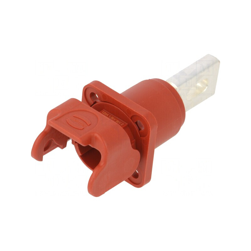 Soclu alimentare DC Han S 120 tată 1 PIN rotativ | Electronic-mag.ro | Componente Electronice