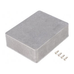 Carcasă Universală Aluminiu IP54 94x119x37mm 1590BB2 | Electronic-mag.ro | Componente Electronice