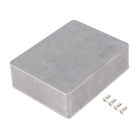 Carcasă Universală Aluminiu IP54 94x119x37mm 1590BB2 | Electronic-mag.ro | Componente Electronice