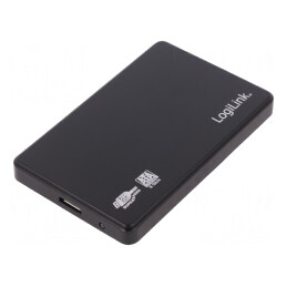 Carcasă hard discuri 2,5" USB 3.0 ABS Neagră | Electronic-mag.ro | Componente Electronice
