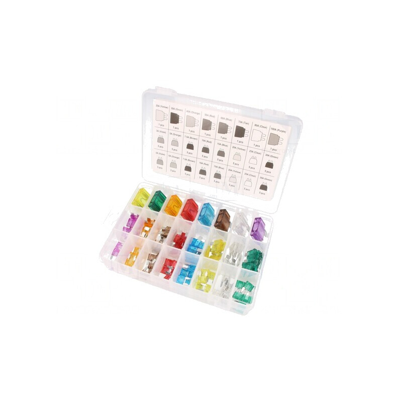 Set Siguranțe Auto 32V Dimensiuni Mixte | Electronic-mag.ro | Componente Electronice